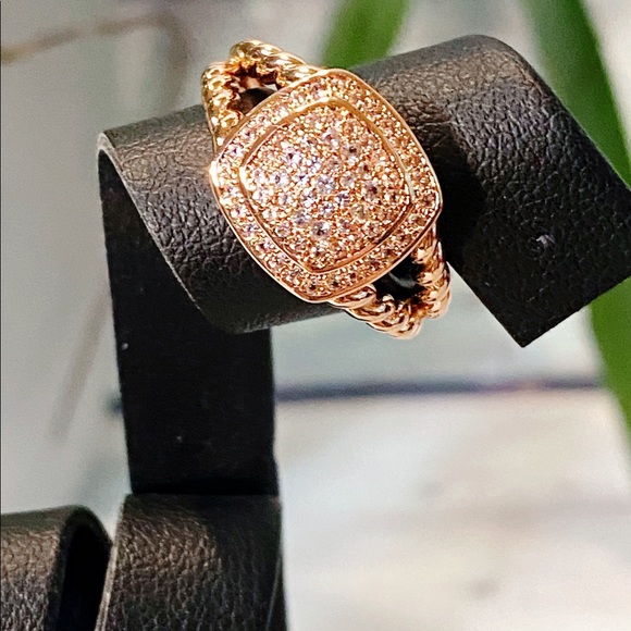 NWT Barzel Women’s Rose Gold Ring 7 - Picture 3 of 5